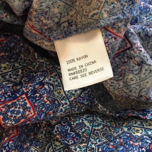 Patterned knit top, M - Picture 5 of 5